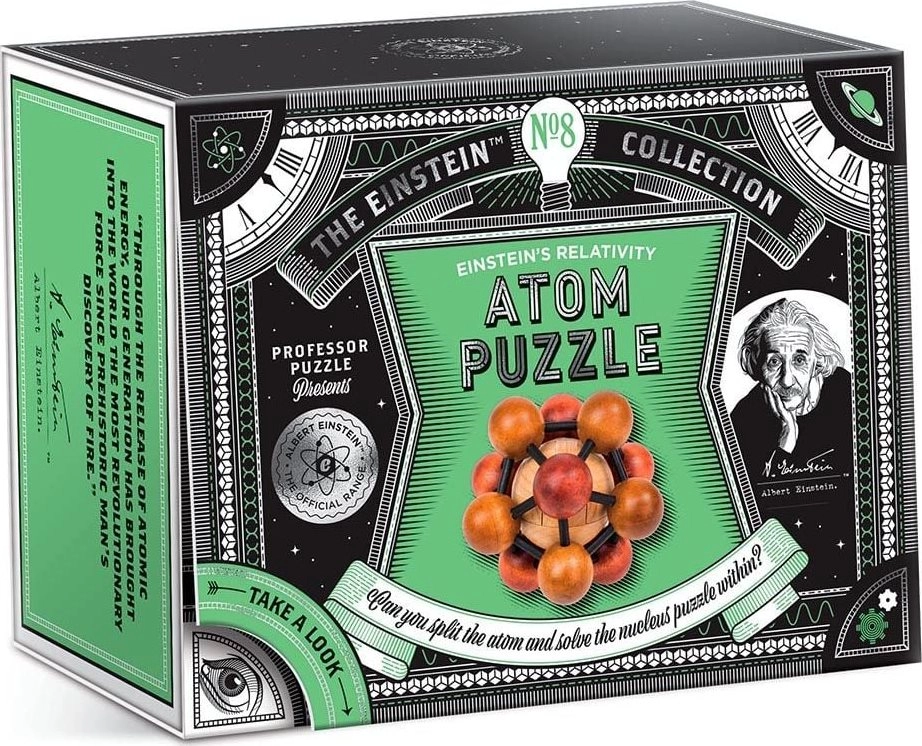 Profesor Puzzle Dřevěný Hlavolam Atom