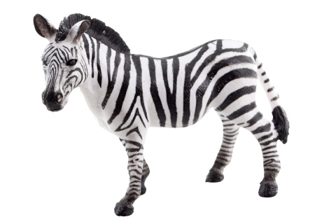 Plastová figurka zebra
