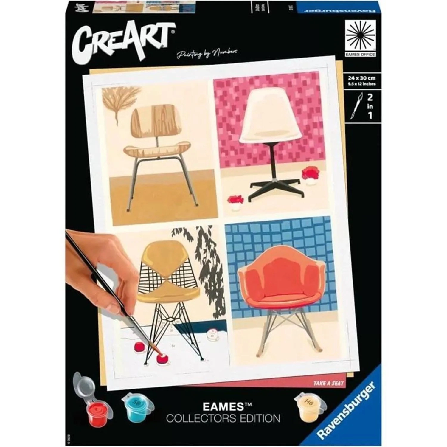 creart – malování podle čísel eames: take a seat
