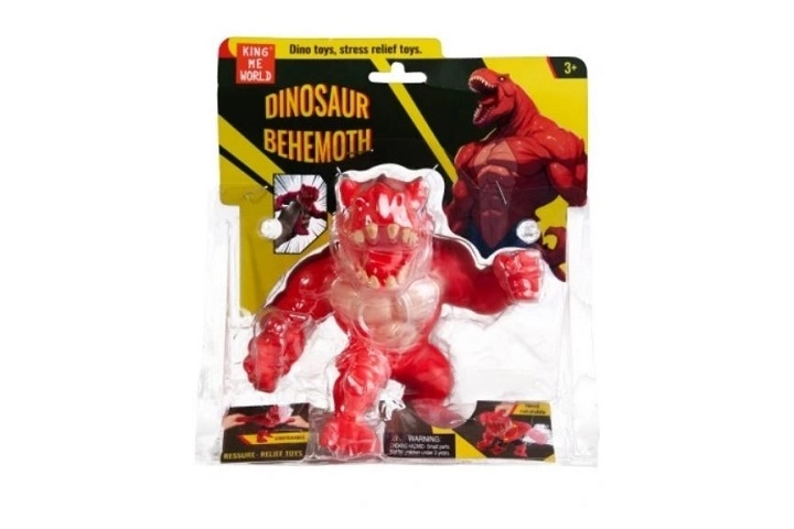 Behemoth plyšový dinosaurus červený