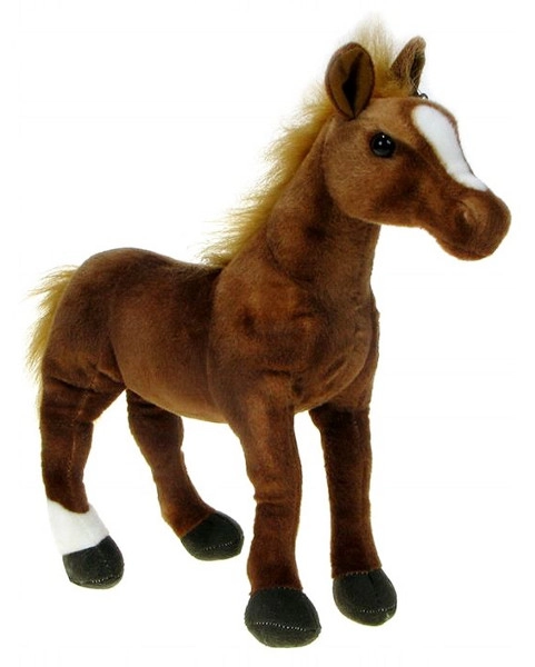 Plyšový kůň anglický plnokrevník 35 cm