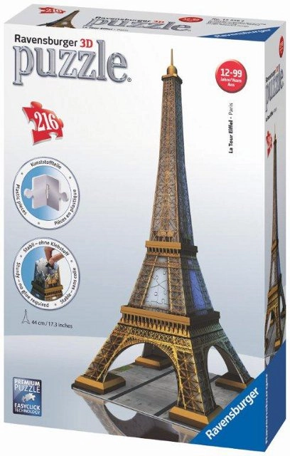 Ravensburger 3D puzzle Eiffelova věž 216 ks