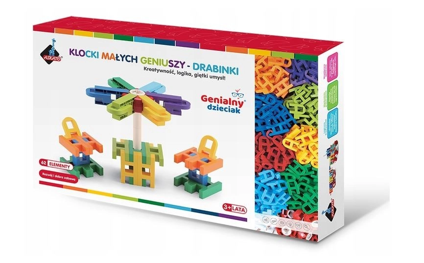 Vzdělávací prostorové stavebnice – 62 dílů