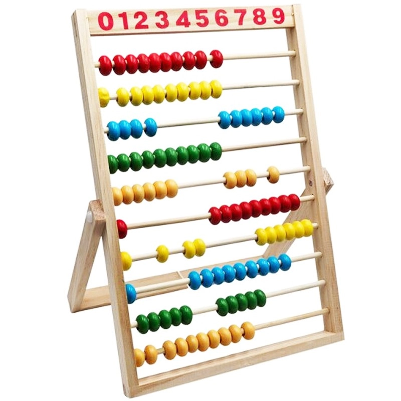 Dřevěné počítadlo se stojanem