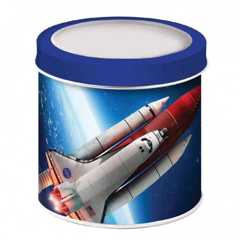Analogové hodinky v plechové dóze Diakakis NASA