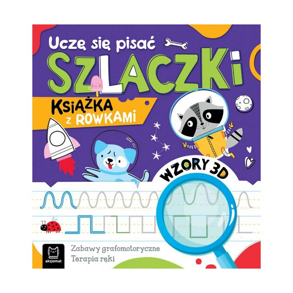 Učím se psát ozdobné čáry – kniha s drážkami