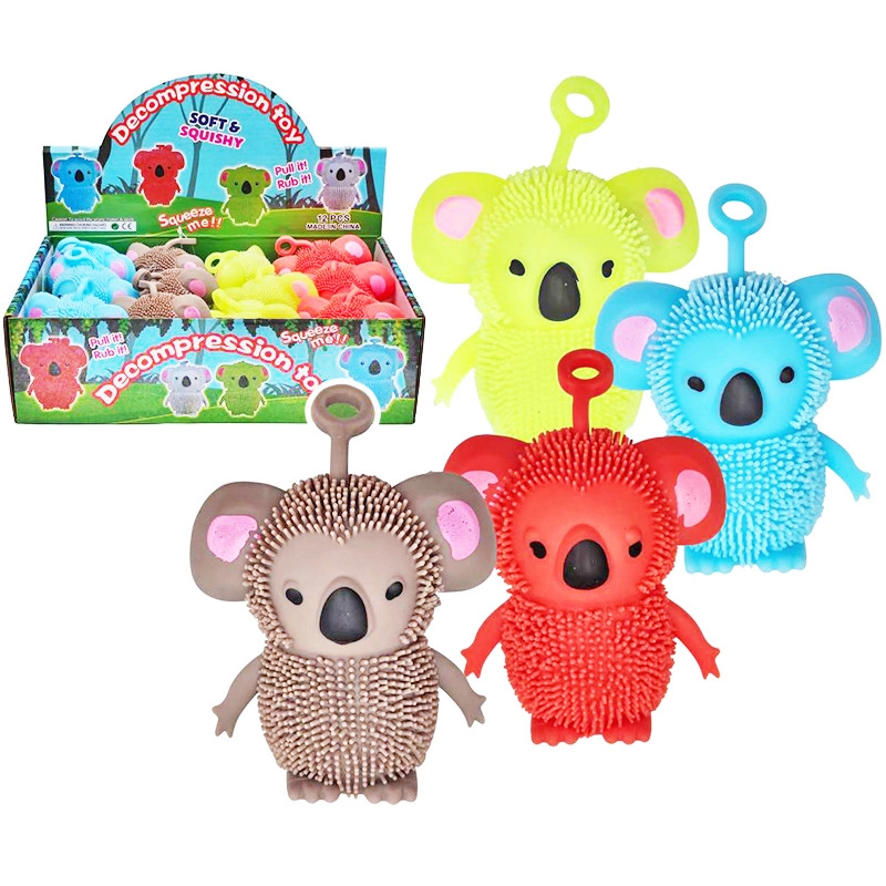 Stlačovací koala s LED světlem