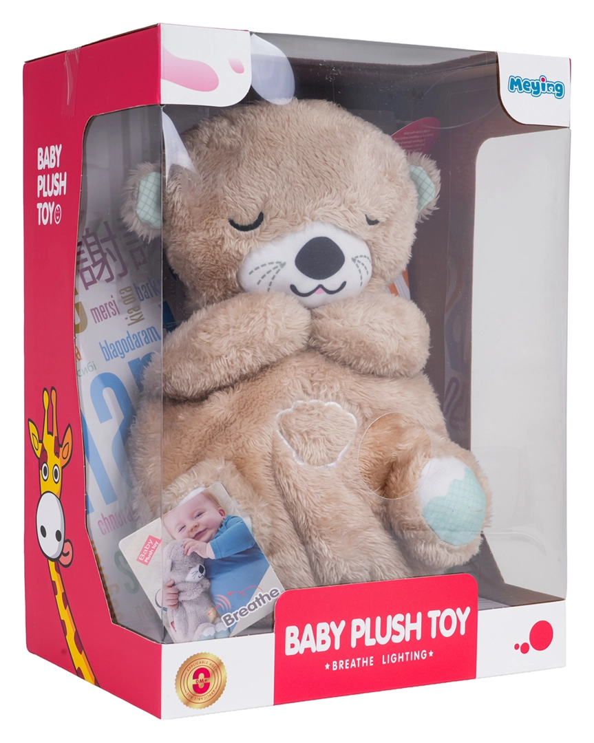 Interaktivní plyšová vydra pro miminka se světlem a zvuky