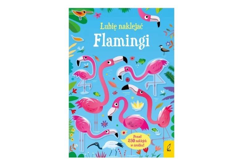 Lubię naklejać Flamingi – dětský samolepkový sešit