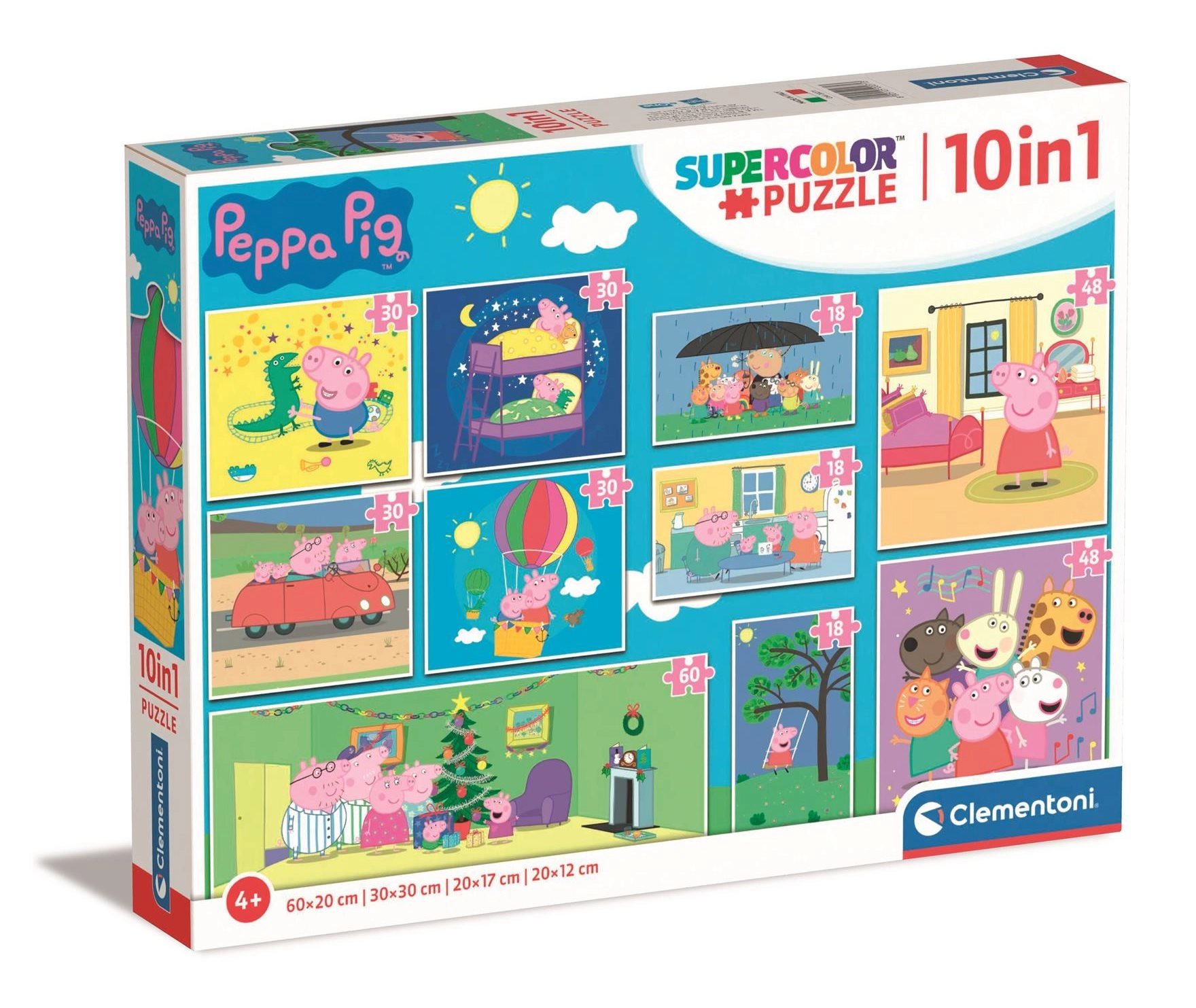 Levně Puzzle Prasátko Peppa 10v1 od Clementoni