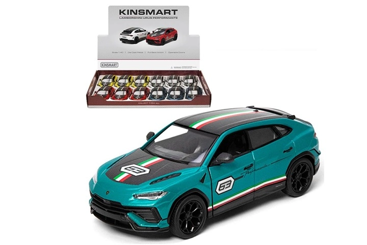 Kinsmart Lamborghini Urus Performante s polepem - 1 kus
