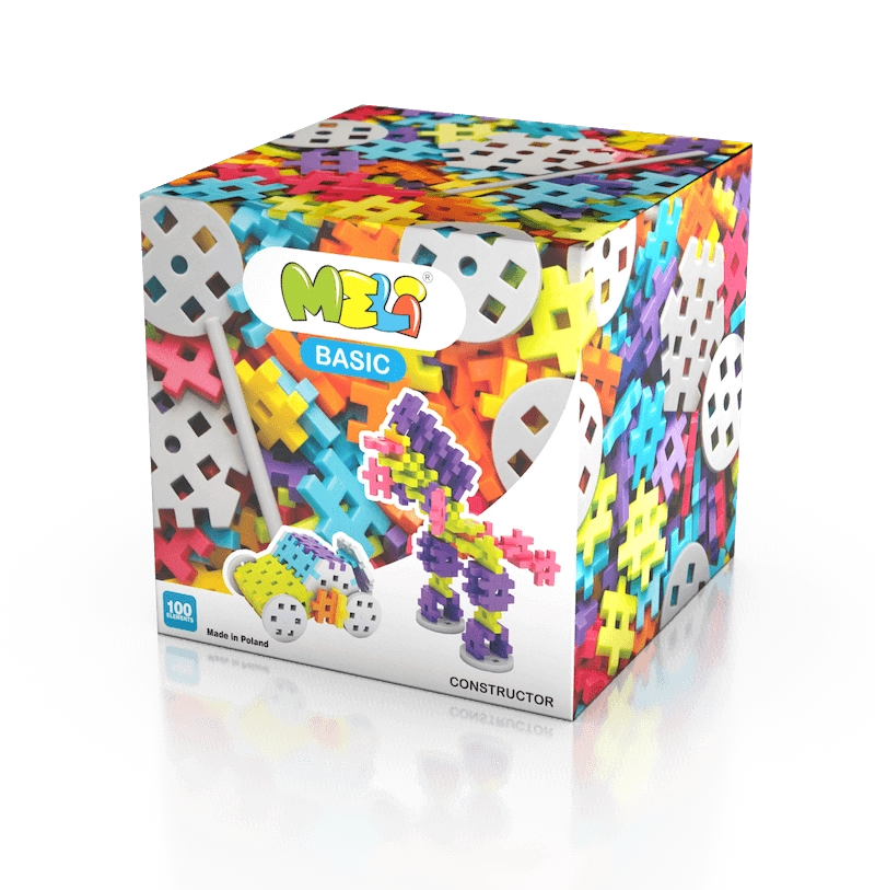 Stavebnice MELI Basic Constructor – 100 ks