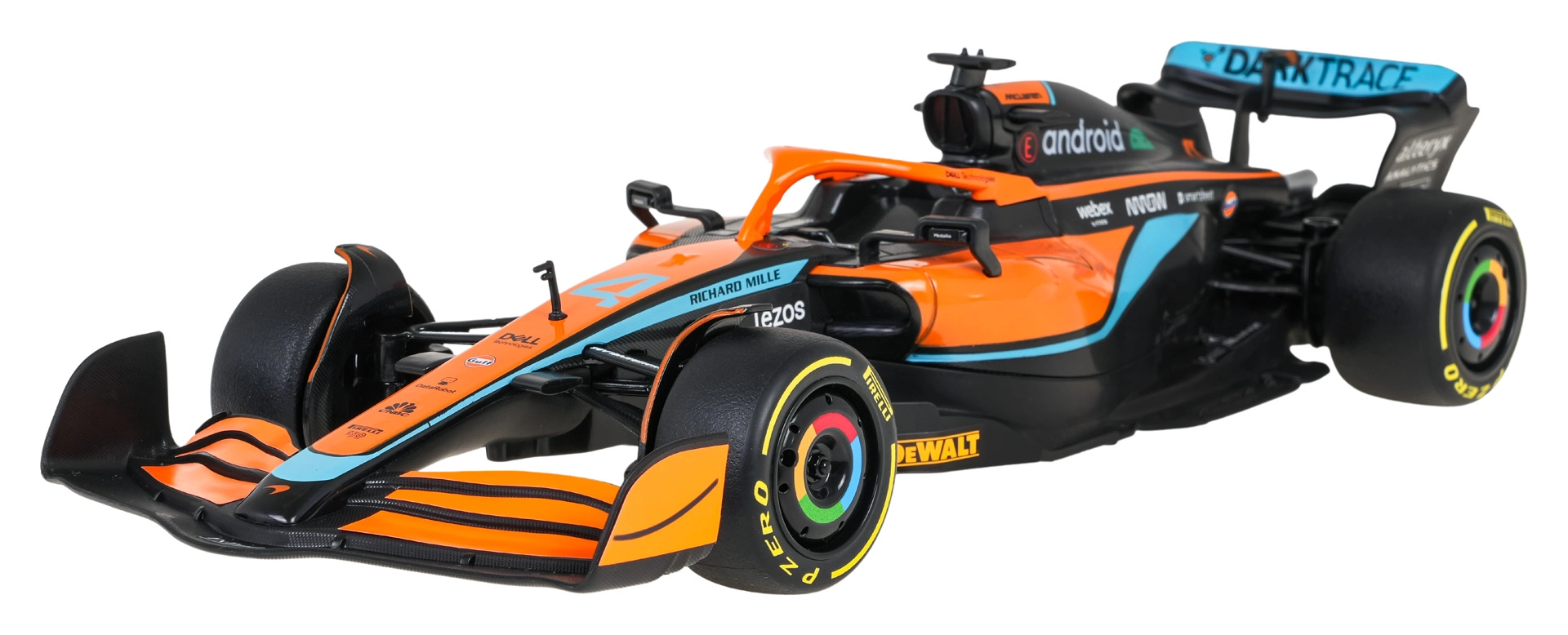 Kovový model 1:24 MCLAREN F1 MCL36 oranžový Rastar