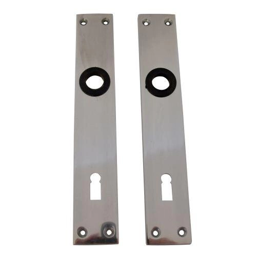 Hliníkový dveřní štít na klíč 90 mm (1 pár)