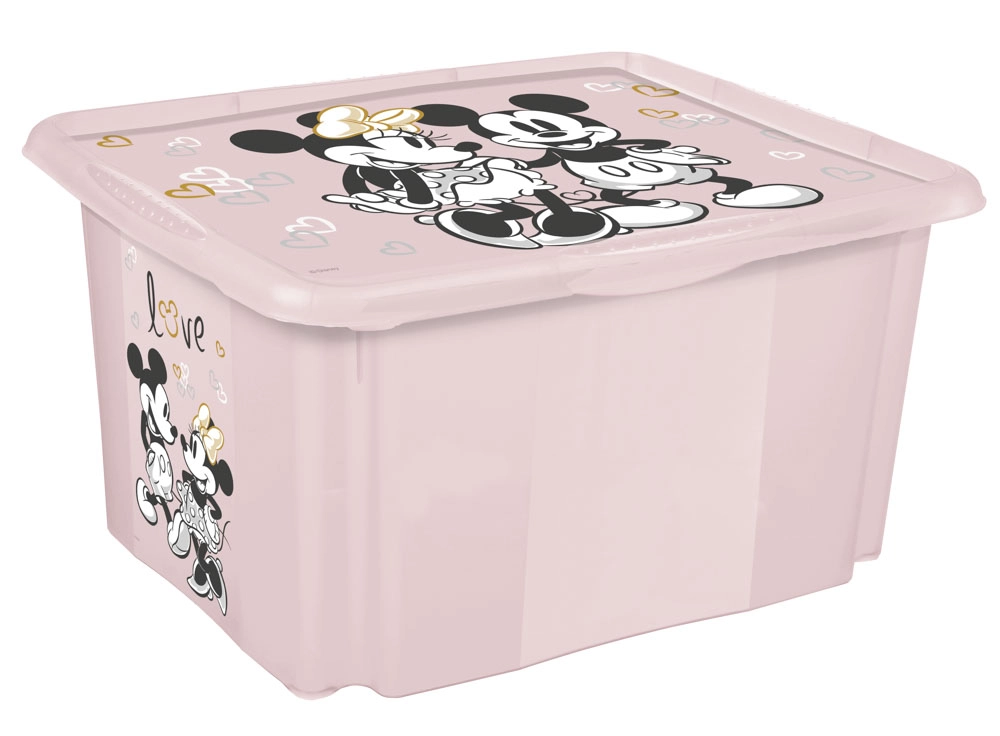 Úložný box s víkem Minnie 45l