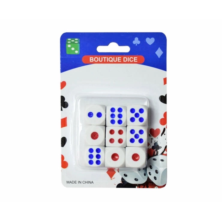 sada kostek na stolní hry – 9 ks