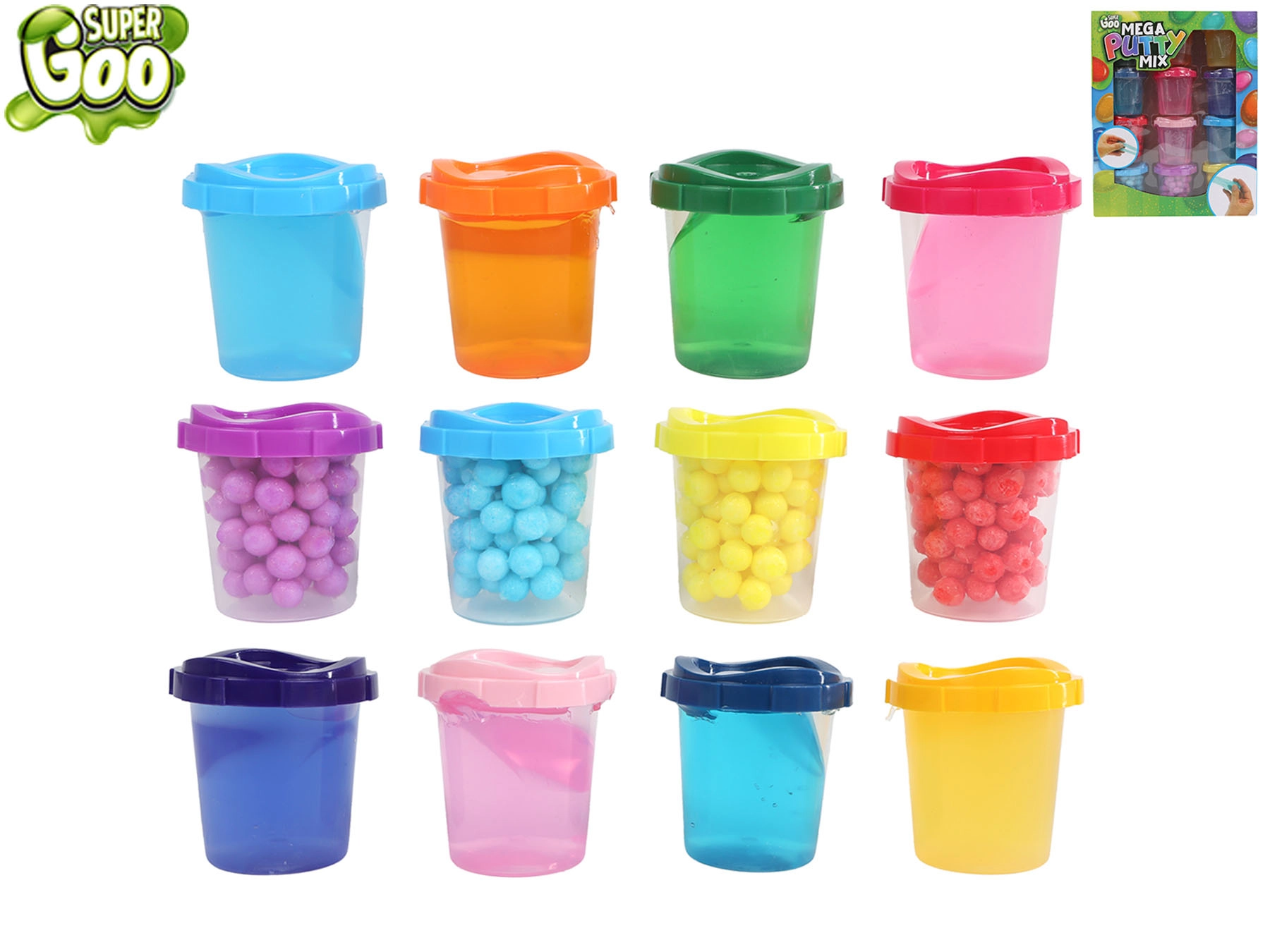 Sada modelovací hmoty Super Goo 12×50 g