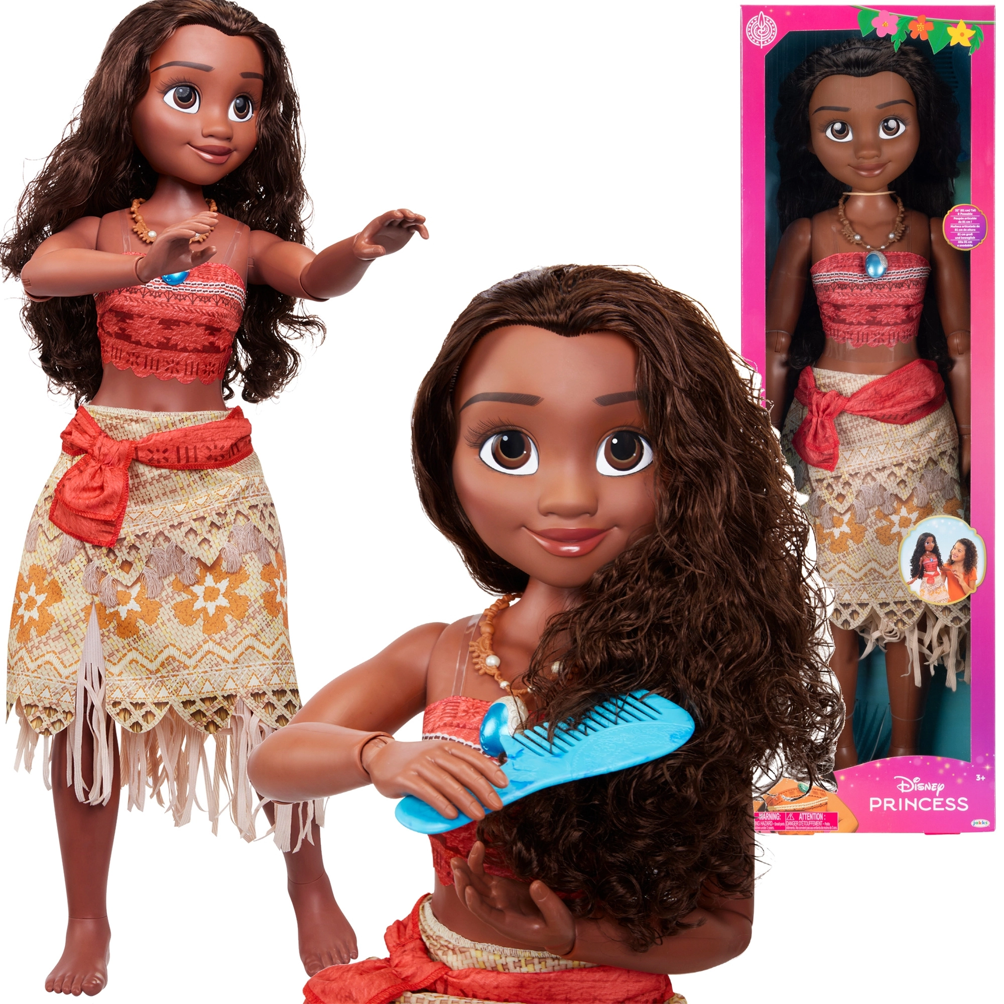 Disney princezna moana – velká panenka 81 cm
