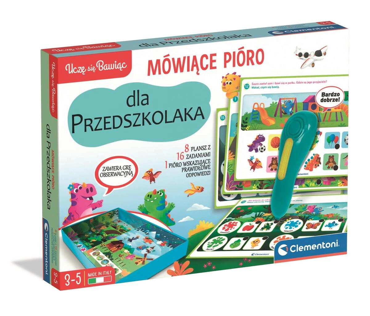 Clementoni mluvící pero – 500 otázek pro předškoláky