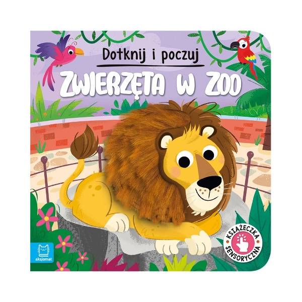 Levně Zwierzęta w zoo. Dotknij i poczuj. Książeczka sensoryczna