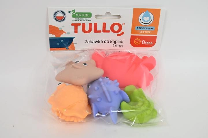 Barevná koupací zvířátka bez otvorů – sada 5 ks