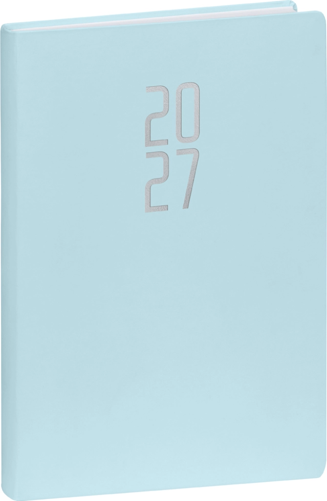Notique denní diář Ponza 2027 světle modrý 15 × 21 cm