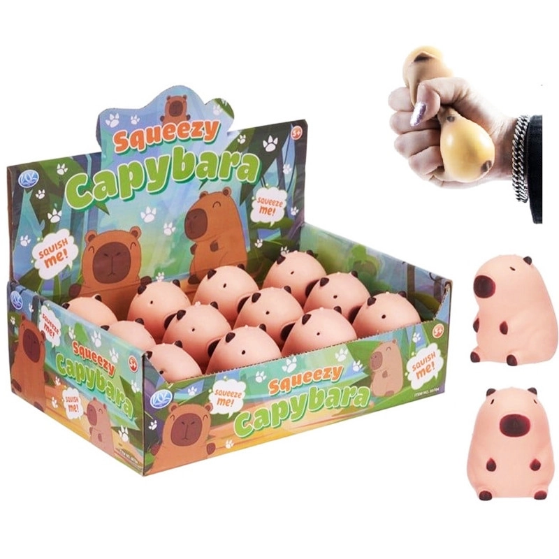 Stlačovací kapybara 8 cm – antistresová hračka pro děti