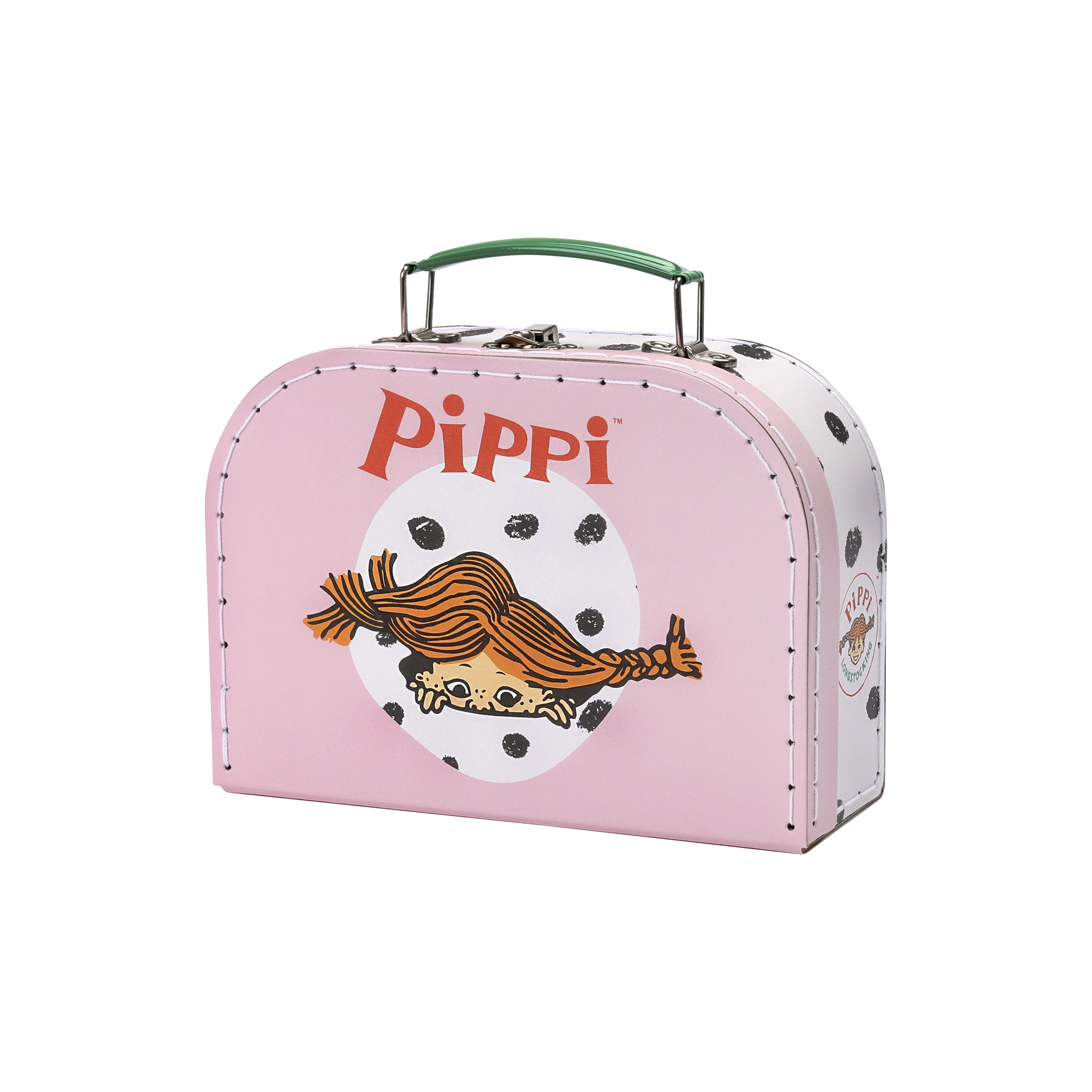 Dětský růžový kufřík Pippi