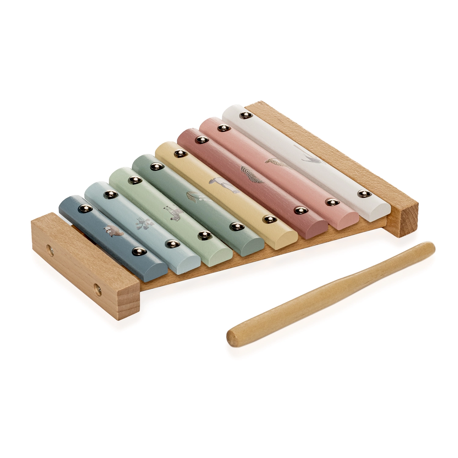 Dřevěný xylofon Deluxe Montessori pro malé děti Zopa