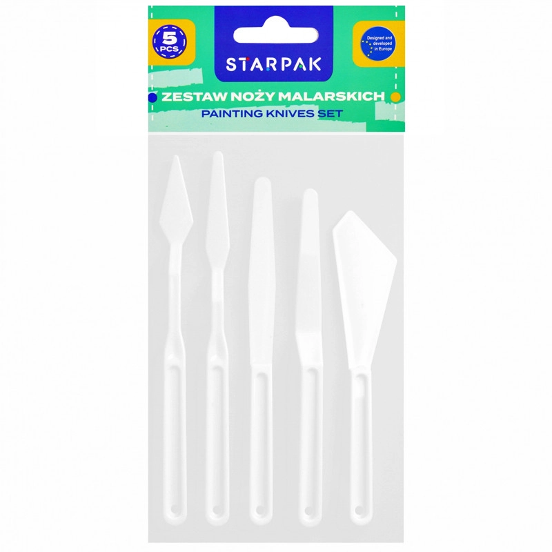 malířské špachtle – sada 5 ks