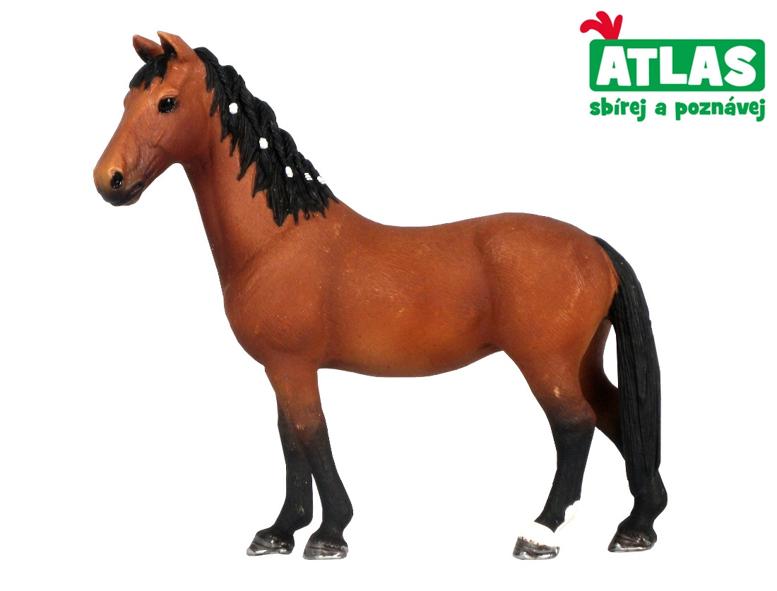 Levně Figurka hnědého koně – ručně malovaná 12,5 cm