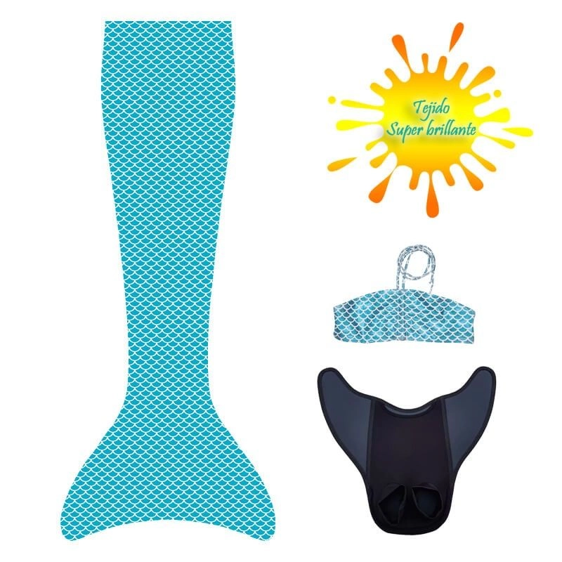 Levně Syrení ploutev Aquaris pro plavání Brise + Bikini