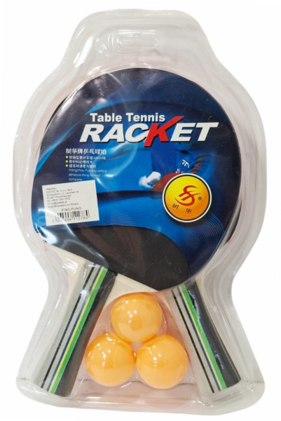 Sada pálek na stolní tenis s míčky