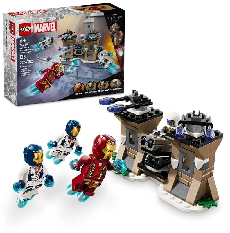 Levně LEGO® Marvel 76288 Iron Man a Železná legie vs. voják Hydry