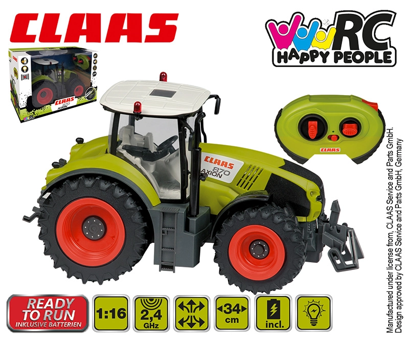 Siku Claas Control Axion 850 s modulem dálk ovl a konektorem EURO 1:32