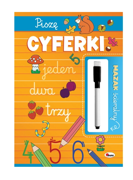 Mazací fix – píšu číslice (sešit s úkoly pro děti)