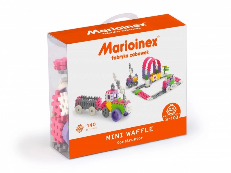 Levně Marioinex MINI WAFLE 140 ks Konstruktér dívky