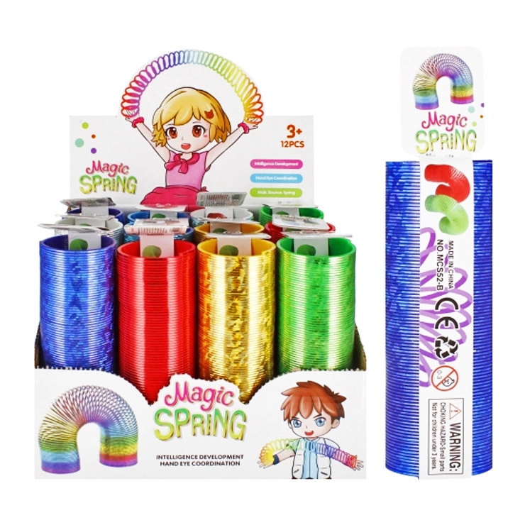 Barevná magická pružina – slinky hračka