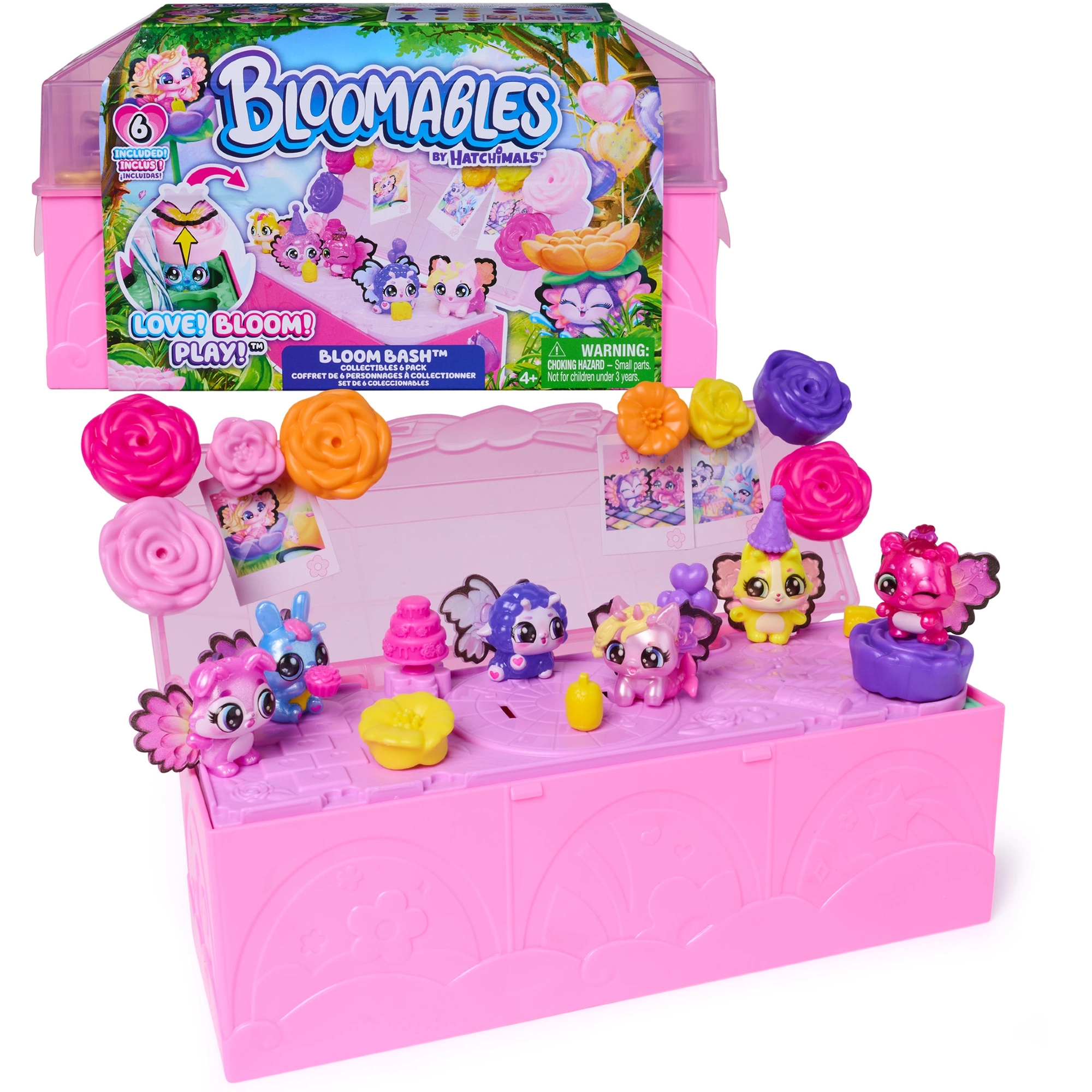Hatchimals Bloomables Bloom Bash sada 6 figurek s příslušenstvím
