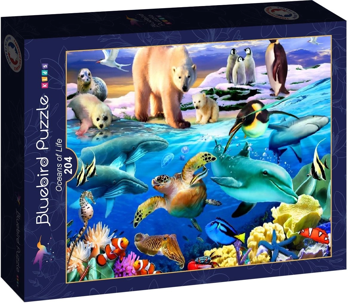 Bluebird puzzle Oceány života 204 dílků