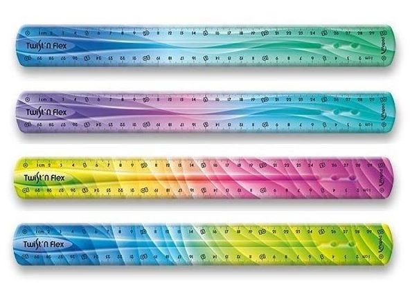 Levně Maped pravítko Twist'n Flex duhové 30 cm