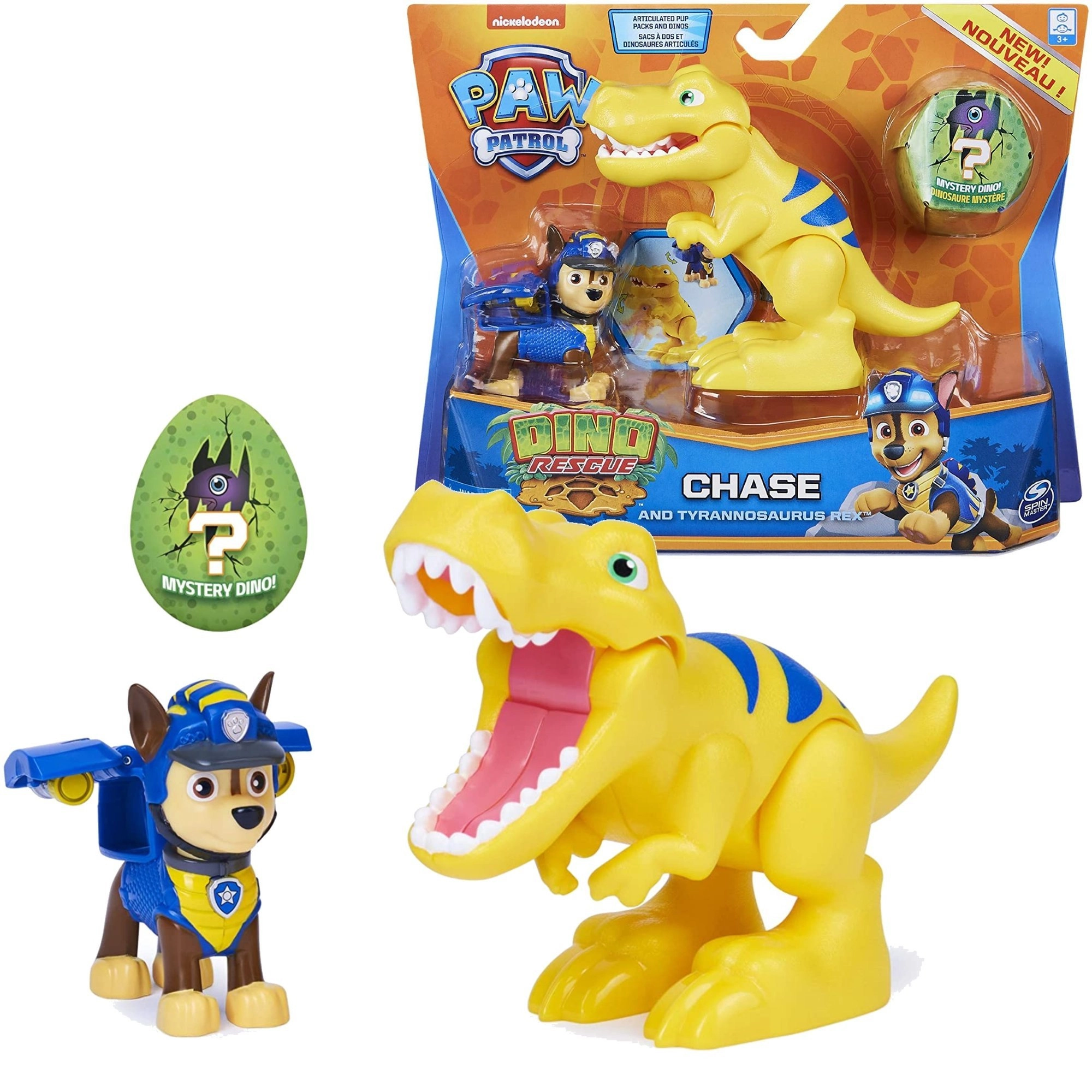 Paw Patrol Dino Rescue – Chase s dinosaurem a tajemným vajíčkem