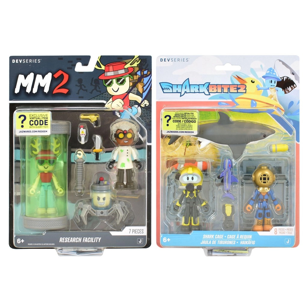 Sada figurek s příslušenstvím ROBLOX Dev Series – Shark Bite 2