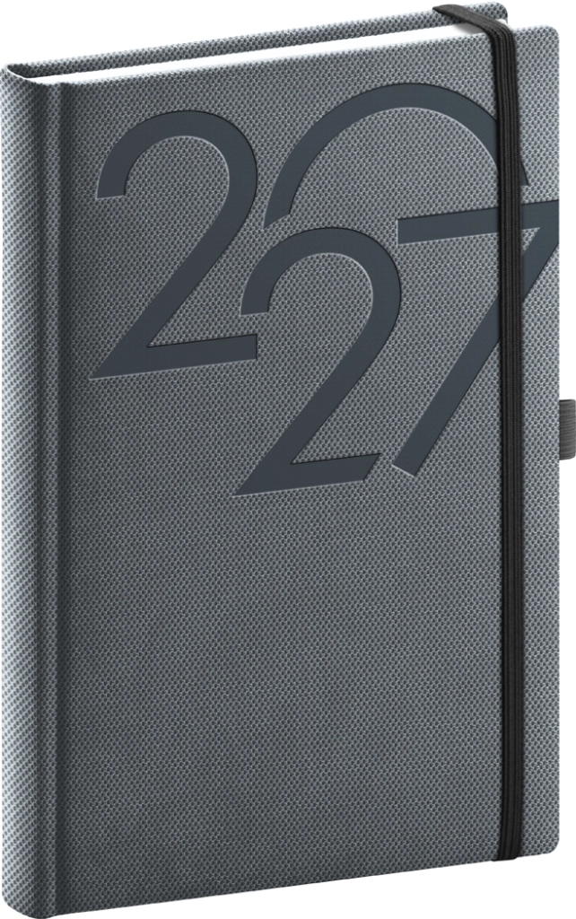 Notique denní diář Ajax 2027 černý 15 × 21 cm
