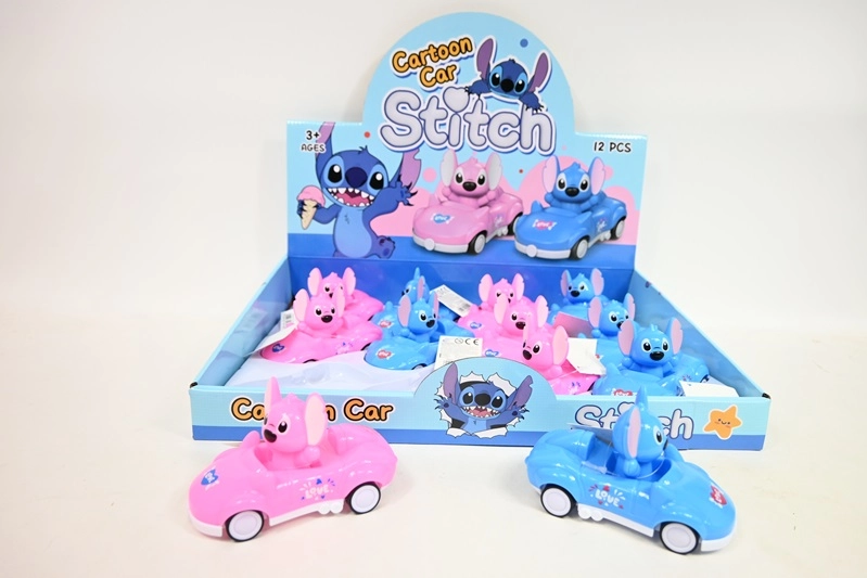 Autíčko se zvířátkem Stitch nebo Angel 12 cm