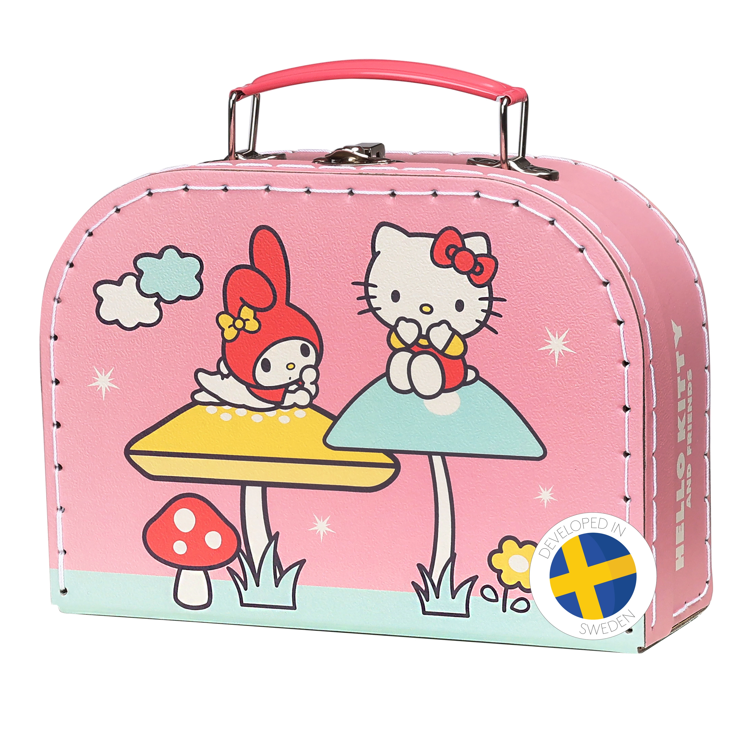 Dětský kufřík Hello Kitty pro ukládání hraček 20 cm