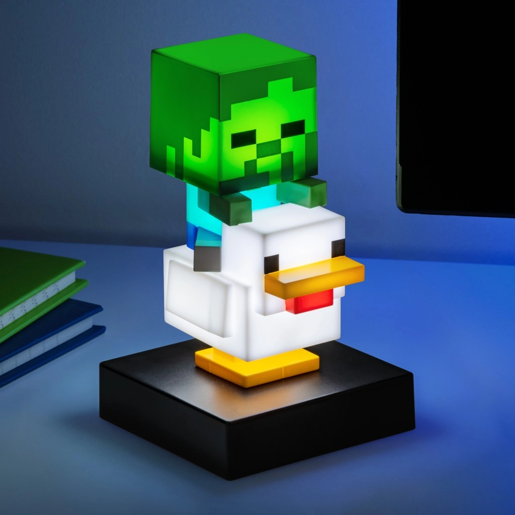 Minecraft Icon Light – Chicken Jockey lampička