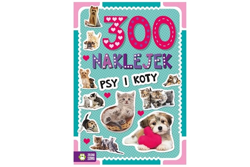 300 samolepek psi a kočky