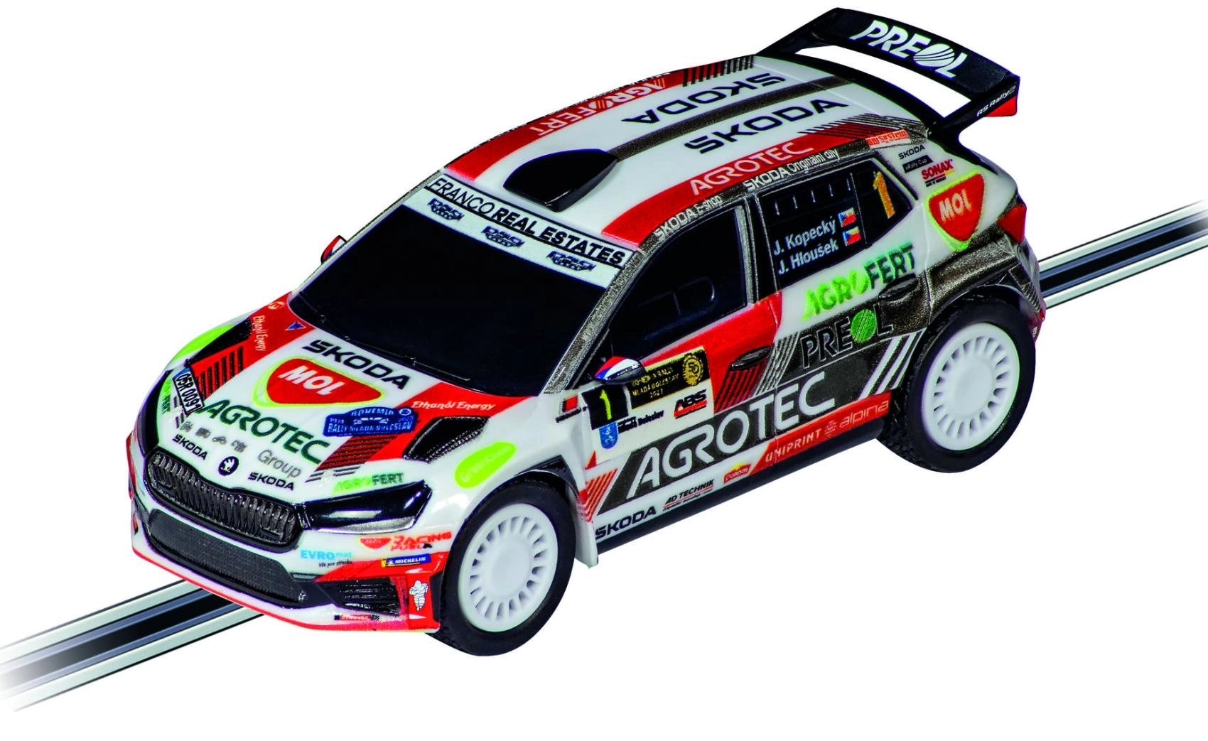 Auto Carrera GO!!! Škoda Fabia RS Rally 2 Kopecky