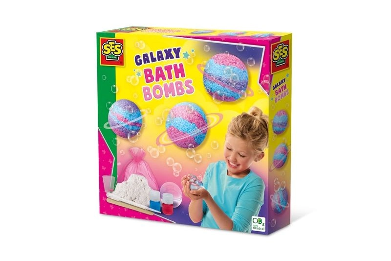 SES Creative galaxy šumivé bomby do koupele – kreativní sada